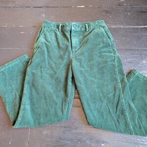 vintage 90s polo ralph lauren forest green corduroy pants (size 18)